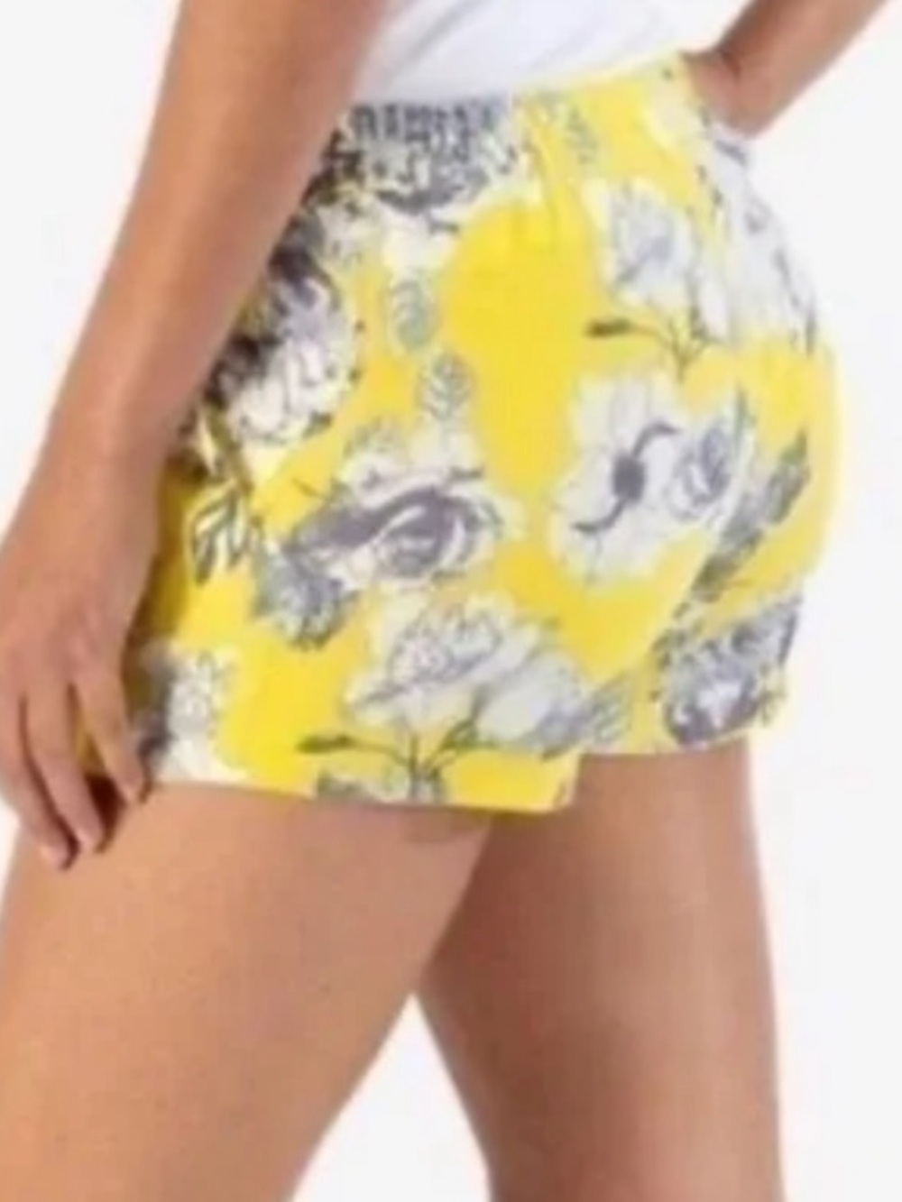 Kut from the Kloth Jansen Linen Floral Shorts | Mid Rise | Size 8